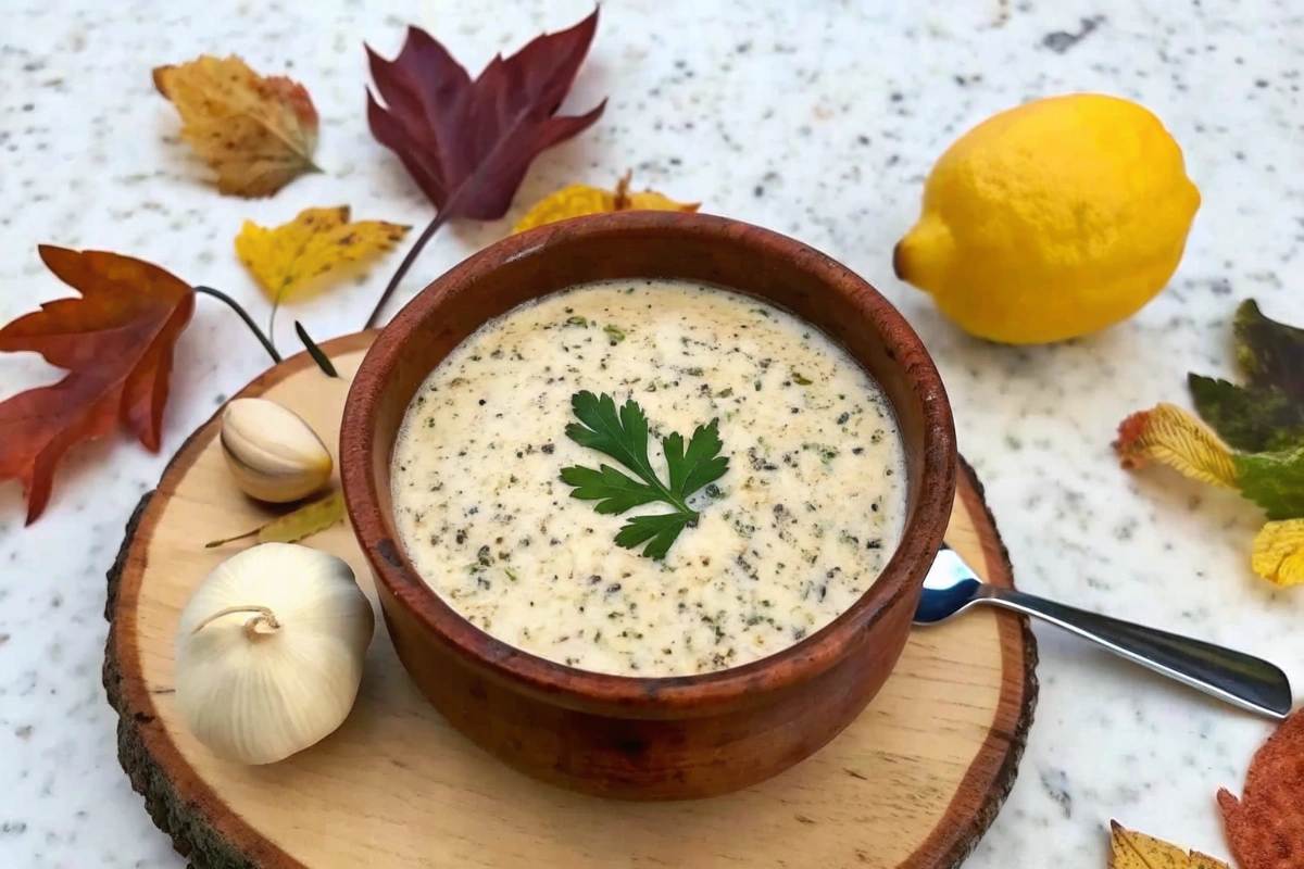 Detox Garlic And Herb Soup