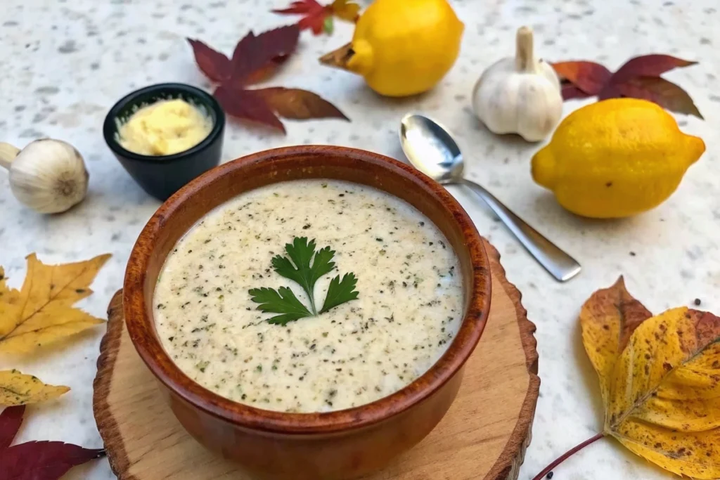 Detox Garlic And Herb Soup