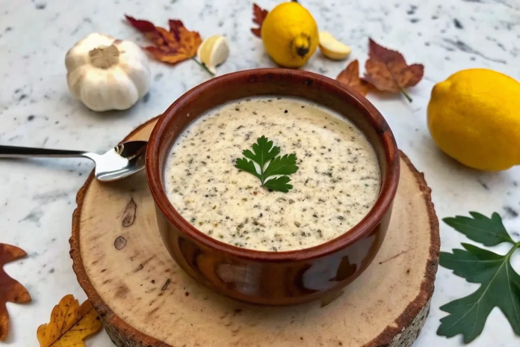 Detox Garlic And Herb Soup