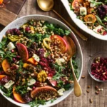 Fall Harvest Roasted Butternut Squash and Pomegranate Salad