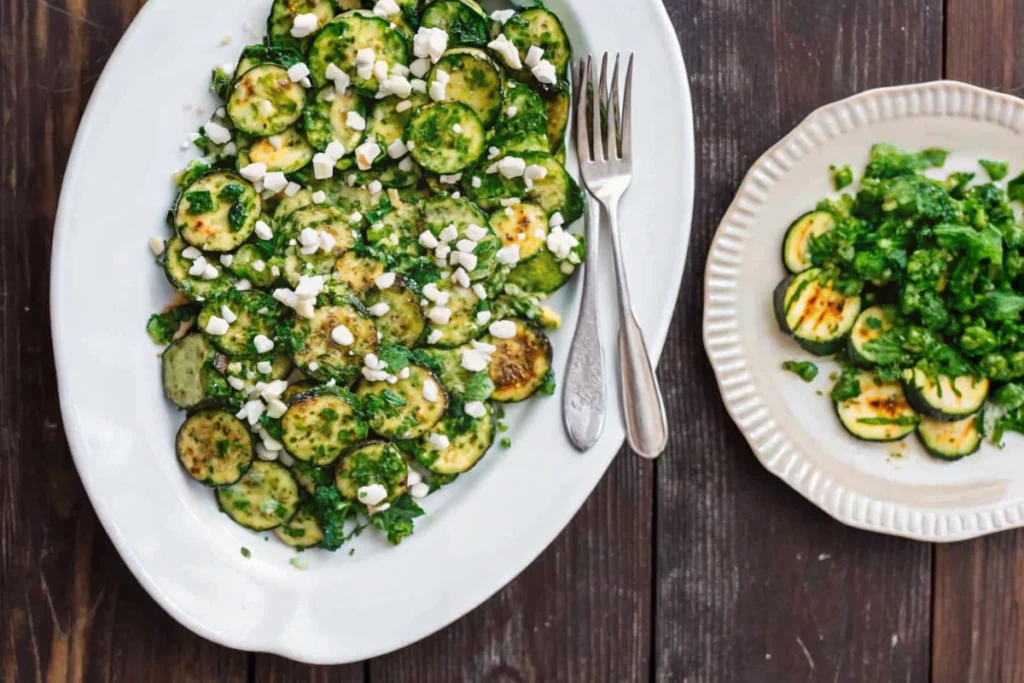 Griddled Zucchini Salad