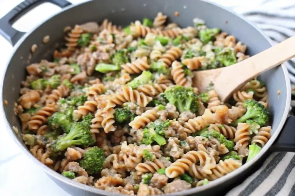 Ground Turkey Alfredo