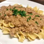 Ground Turkey Stroganoff