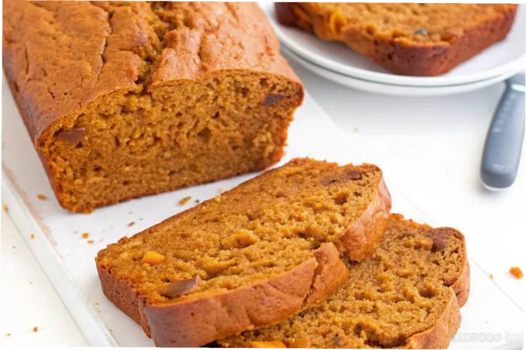 Healthy Pumpkin Banana Bread