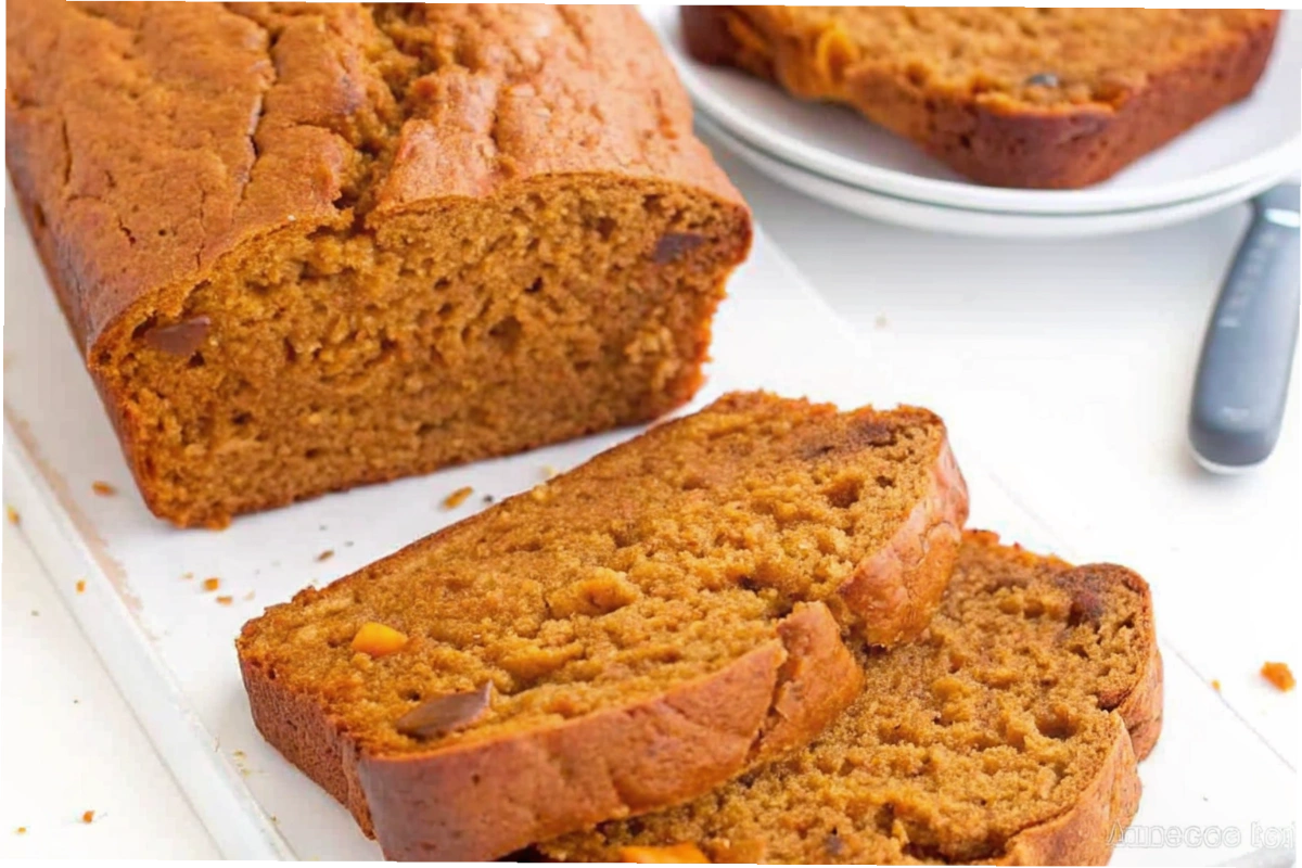 Healthy Pumpkin Banana Bread