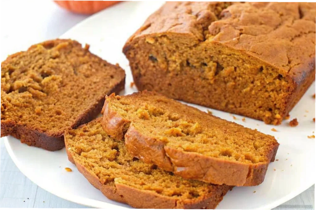 Healthy Pumpkin Banana Bread