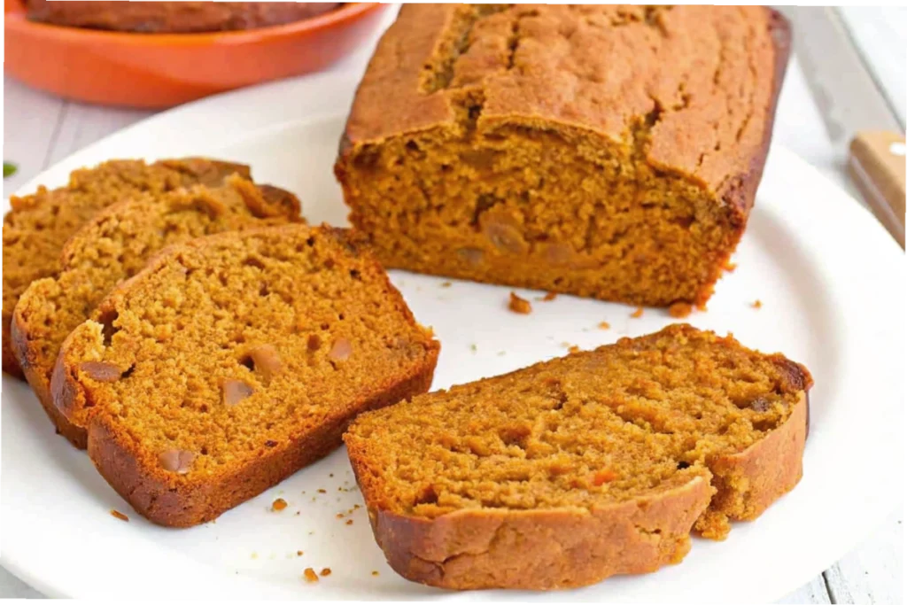 Healthy Pumpkin Banana Bread