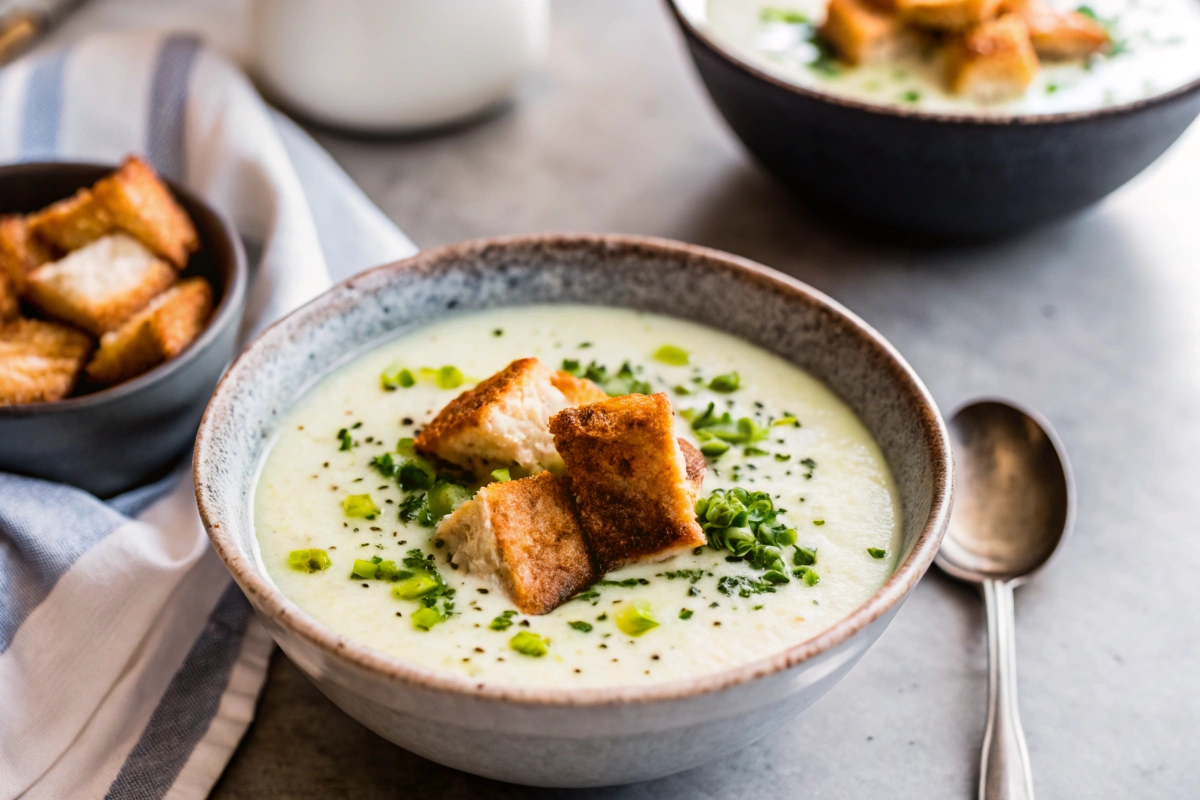 Life-Changing Roasted Garlic and Potato Soup