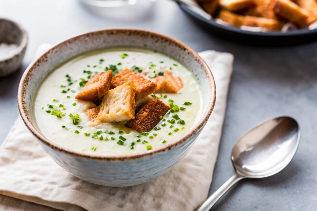 Life-Changing Roasted Garlic and Potato Soup