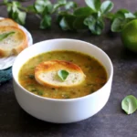 Mexican-Style Garlic Soup with a Hint of Lime