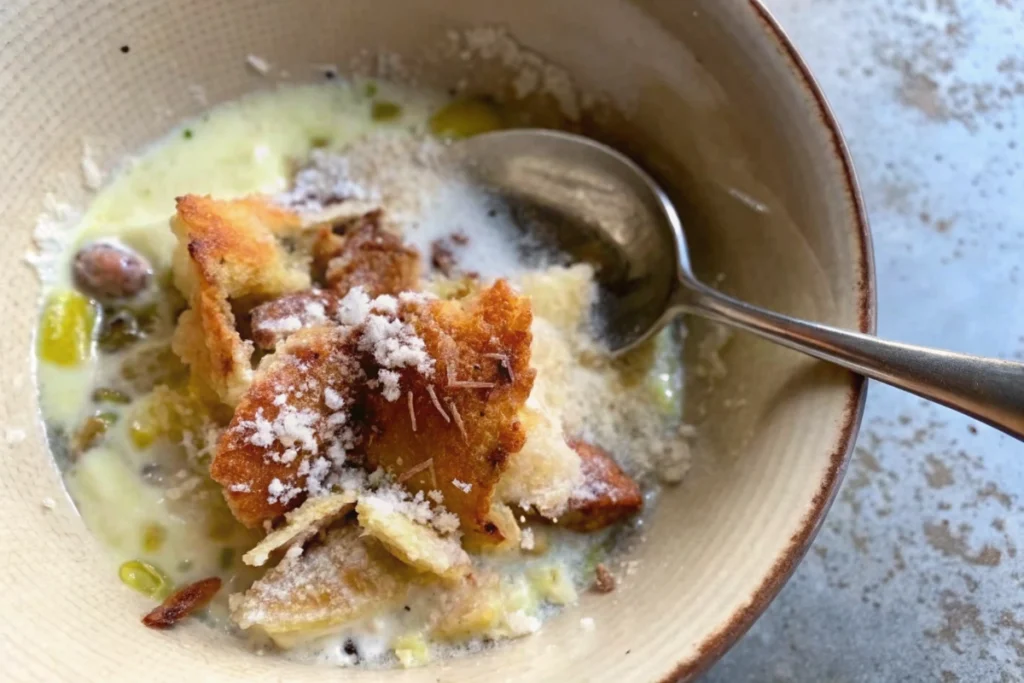 No-Blend Roasted Garlic Soup