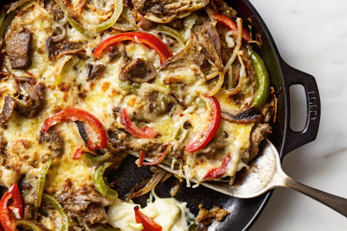 Philly Cheesesteak Skillet