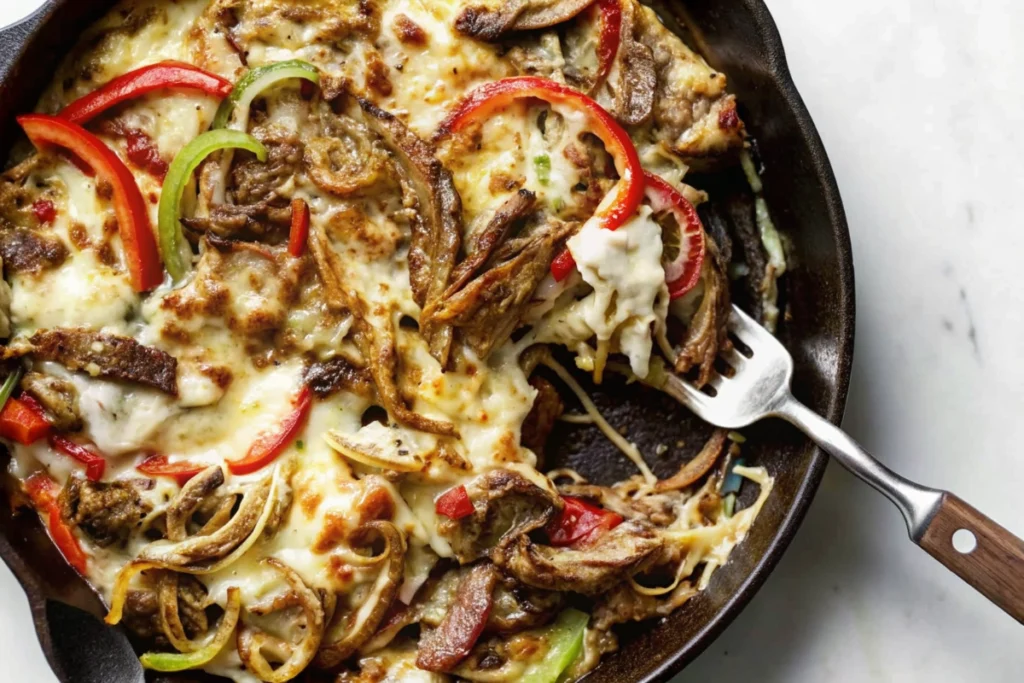 Philly Cheesesteak Skillet