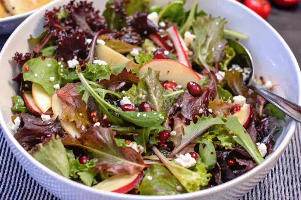 Pomegranate Salad with Apple Cider Vinaigrette