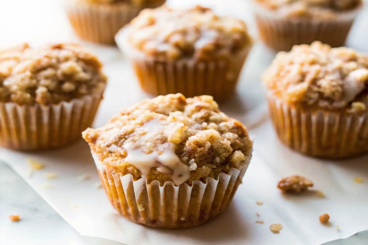 Pumpkin Crumb Cake Muffins
