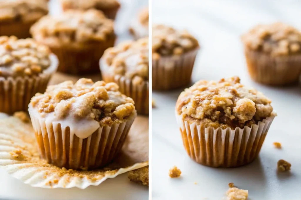 Pumpkin Crumb Cake Muffins