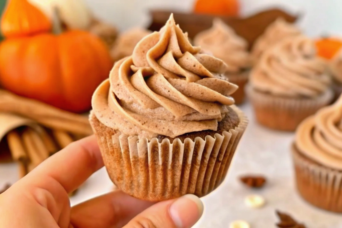Pumpkin Cupcakes with Brown Butter Frosting