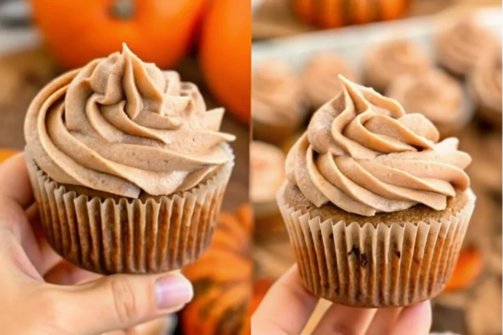 Pumpkin Cupcakes with Brown Butter Frosting