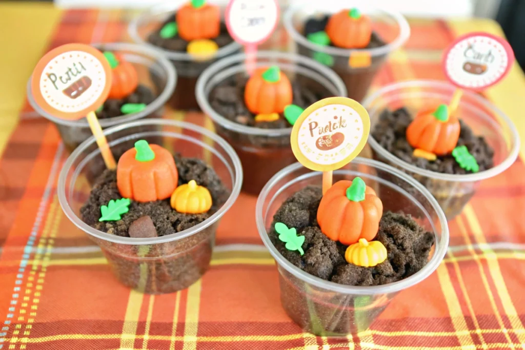 Pumpkin Spice Dirt Pudding