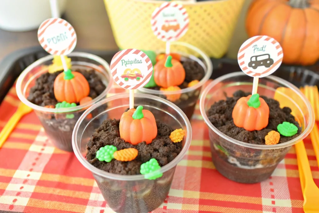 Pumpkin Spice Dirt Pudding