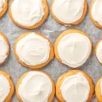 Soft Pumpkin Cookies with Cream Cheese Icing