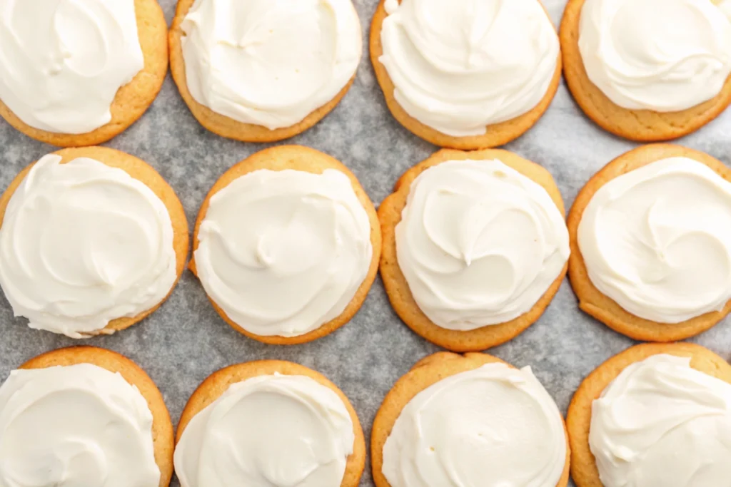 Soft Pumpkin Cookies with Cream Cheese Icing