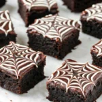 Spiderweb Brownies