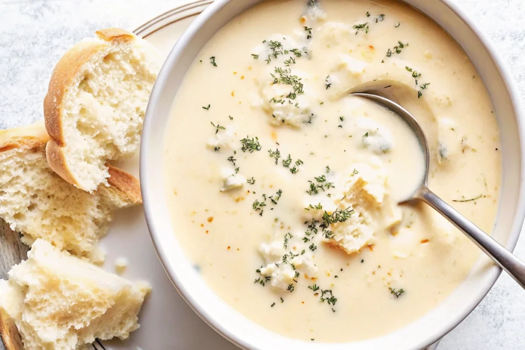 Vegan Creamy Garlic Soup