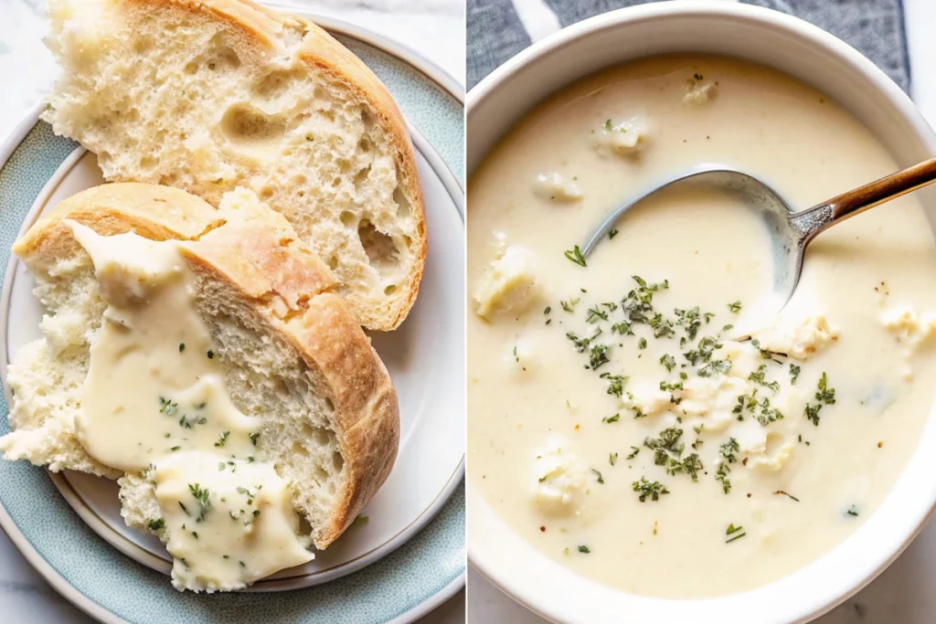 Vegan Creamy Garlic Soup