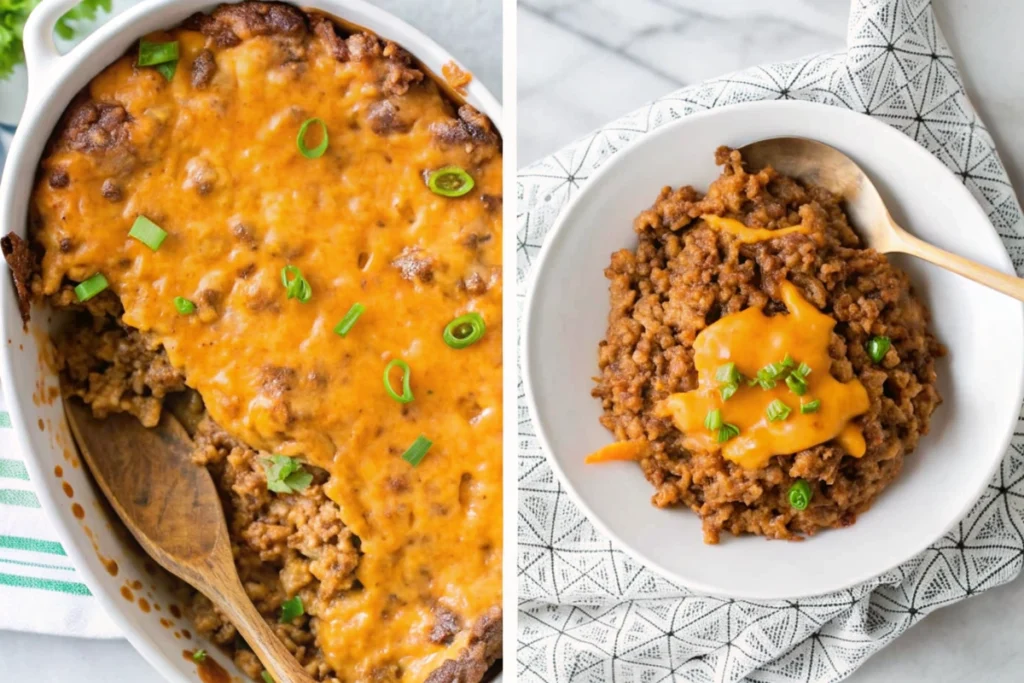 Beef Burrito Casserole