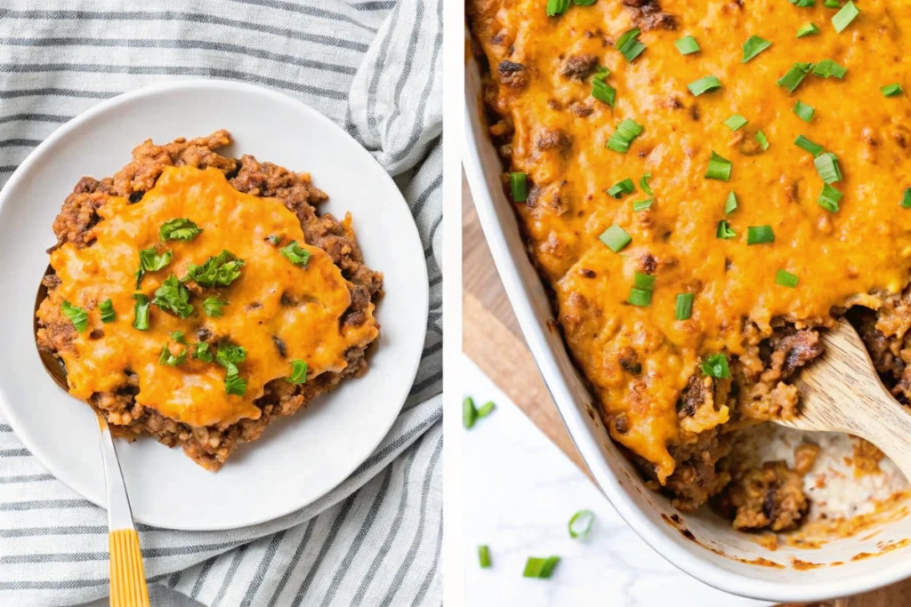 Beef Burrito Casserole