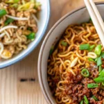 Beef and Ramen Noodles One-Pan