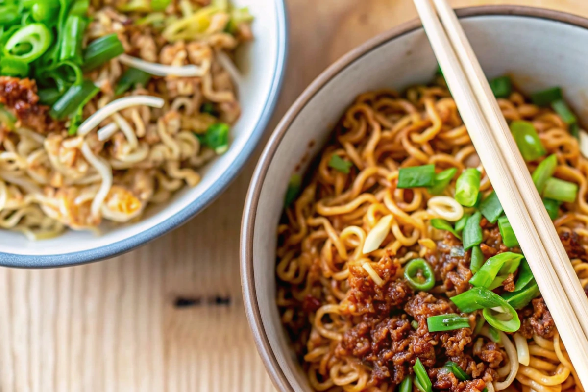 Beef and Ramen Noodles One-Pan