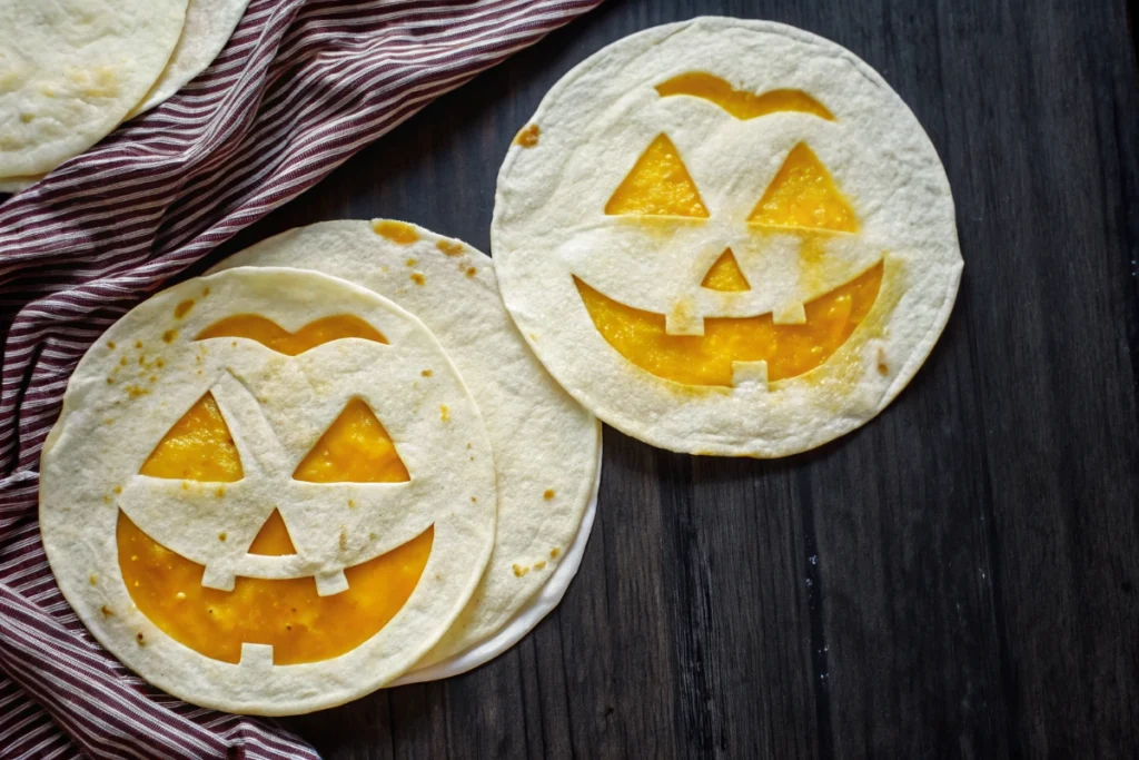 Best Jack-o’-lantern Quesadillas
