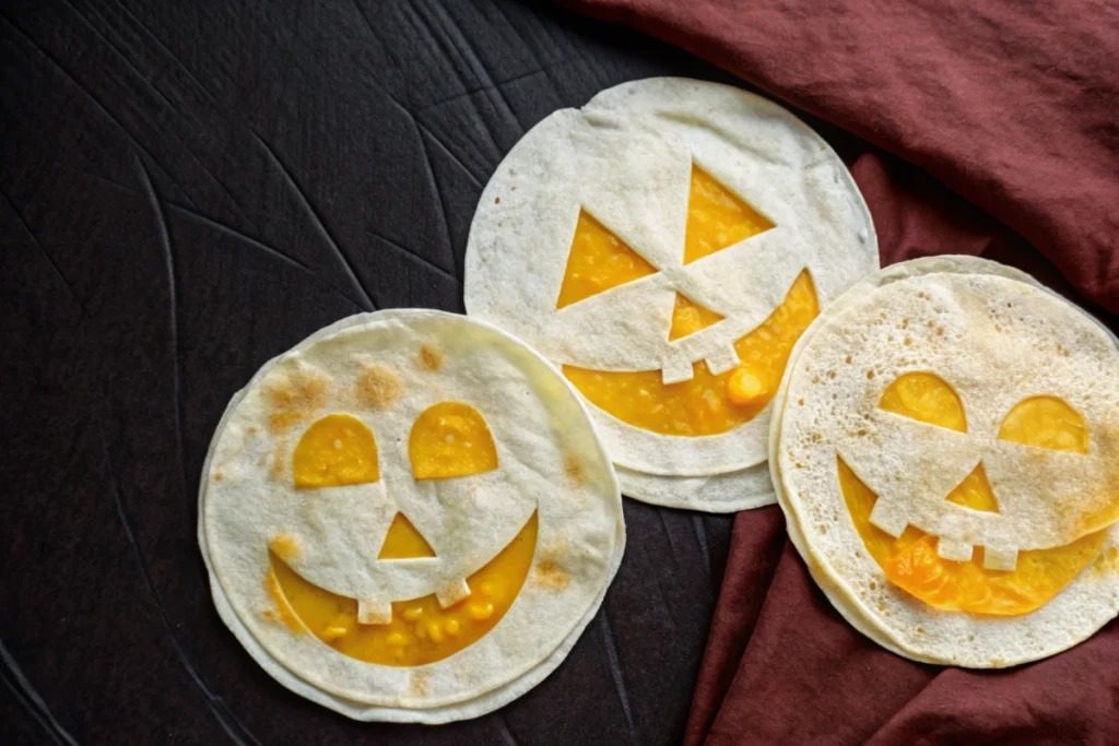 Best Jack-o’-lantern Quesadillas