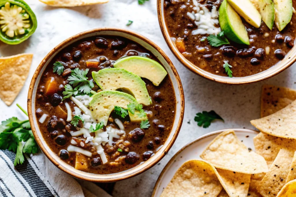 Black Bean Bat Soup