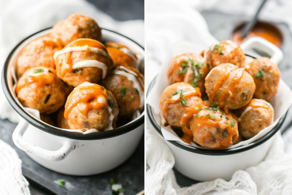 Buffalo Turkey Meatballs