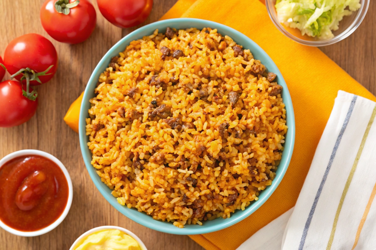 Cheeseburger Rice