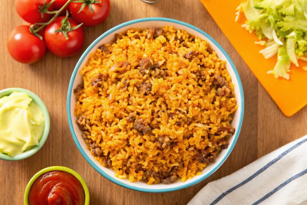 Cheeseburger Rice