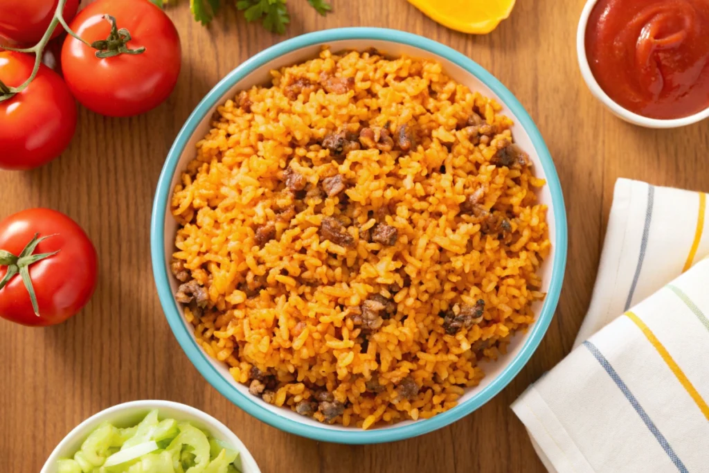 Cheeseburger Rice