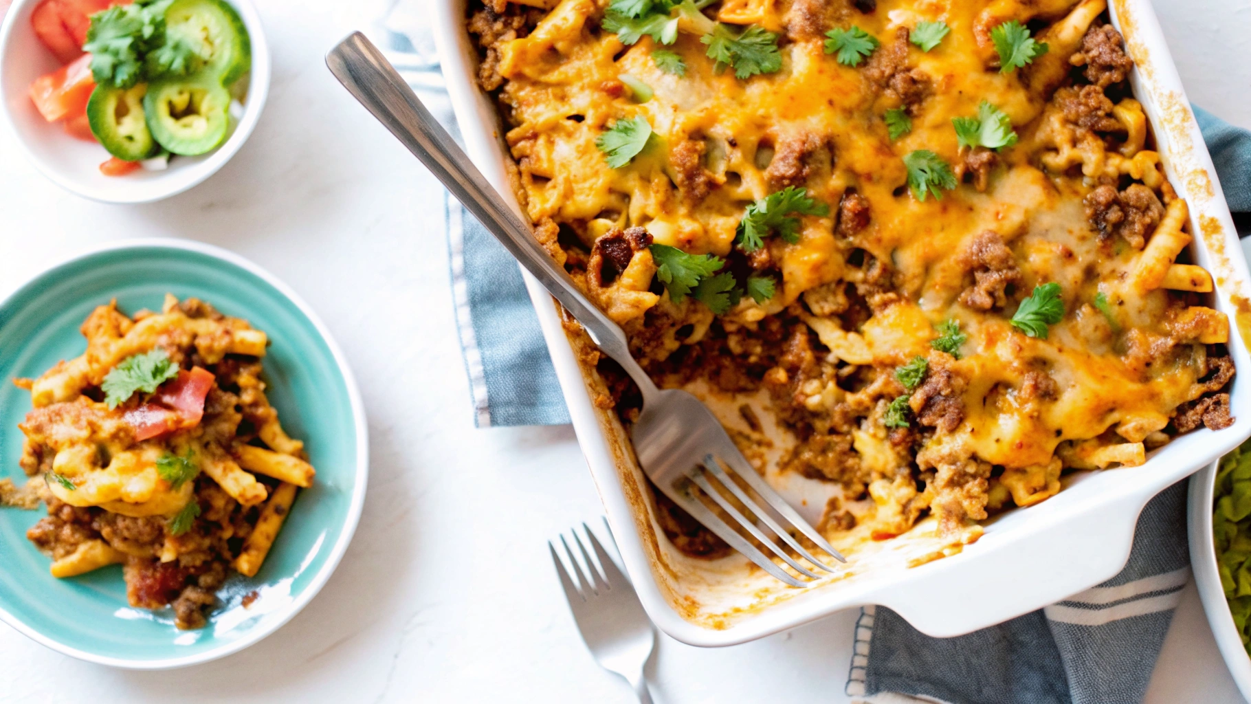 Cheesy Taco Pasta Bake