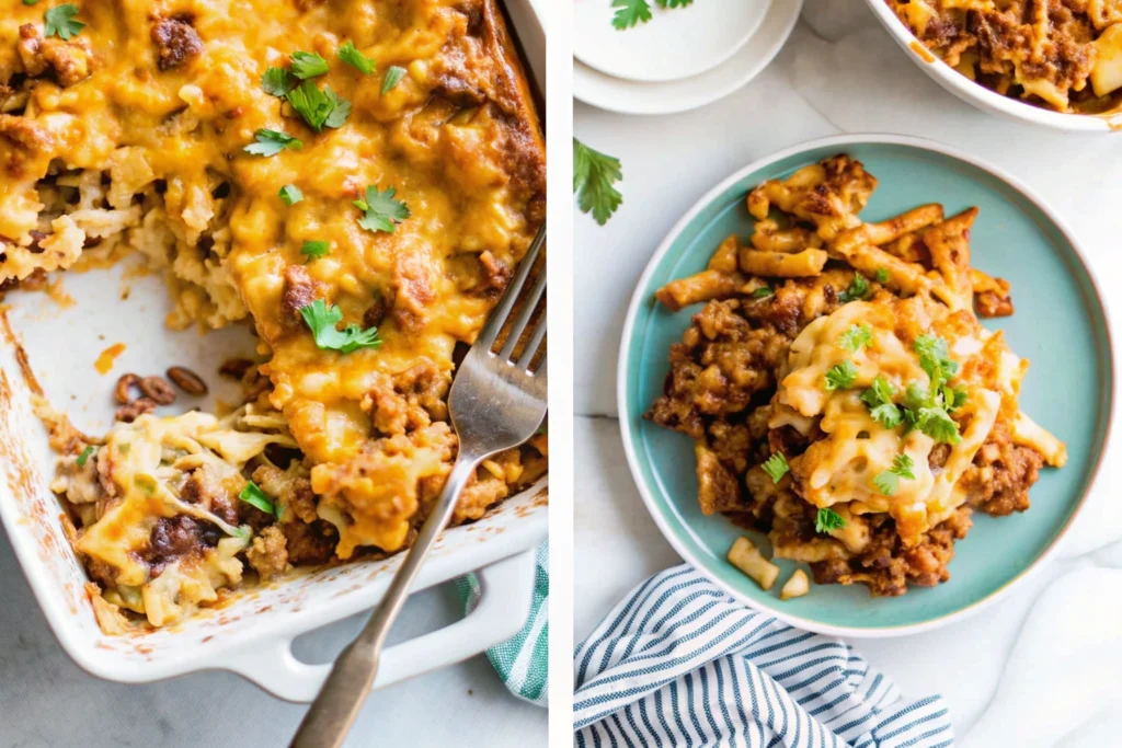 Cheesy Taco Pasta Bake
