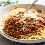 Classic Spaghetti Bolognese