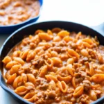 Creamy Beef and Shells