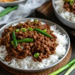 Easy Mongolian Ground Beef Bowl