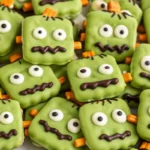 Frankenstein Pretzels