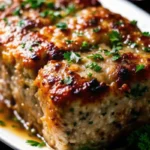 Garlic Parmesan Chicken Meatloaf