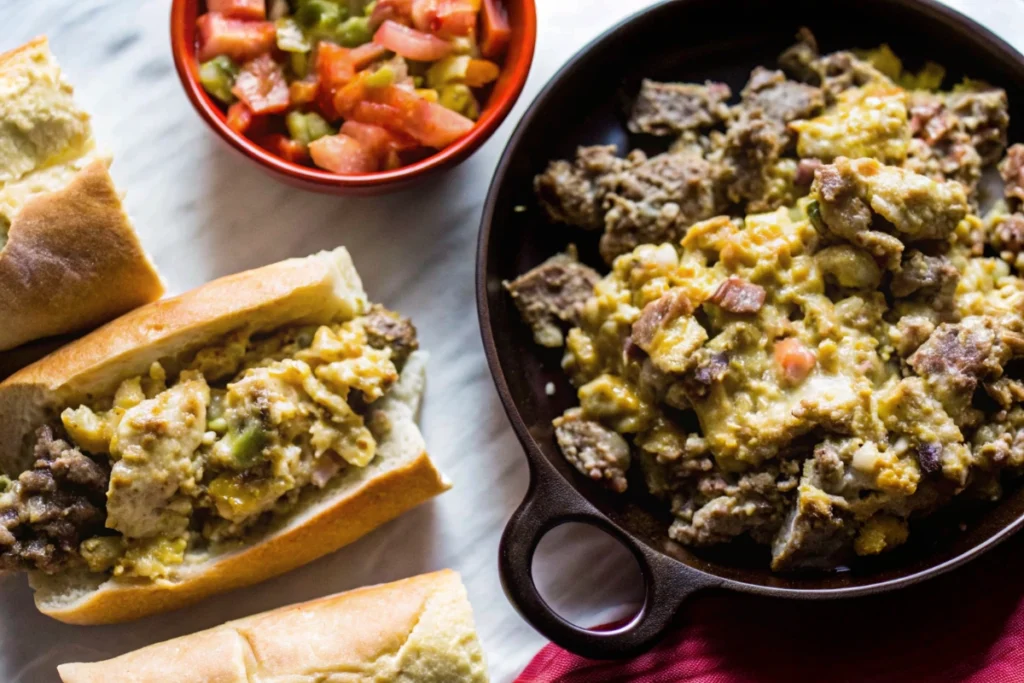 Ground Beef and Egg Scramble