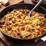 Ground Beef and Rice Skillet