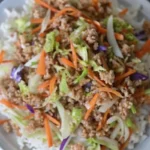 Ground Turkey Egg Roll in a Bowl